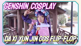 [Genshin  COSPLAY]  [Da Xi]  Yun Jin cos Flip-flop