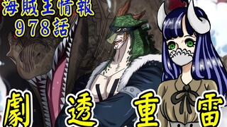 海贼王978话情报：（剧透重雷）凌空六子亮相登場！奎因可能会死！神秘男子有沒有可能是阿金呢！？丨喵口三三