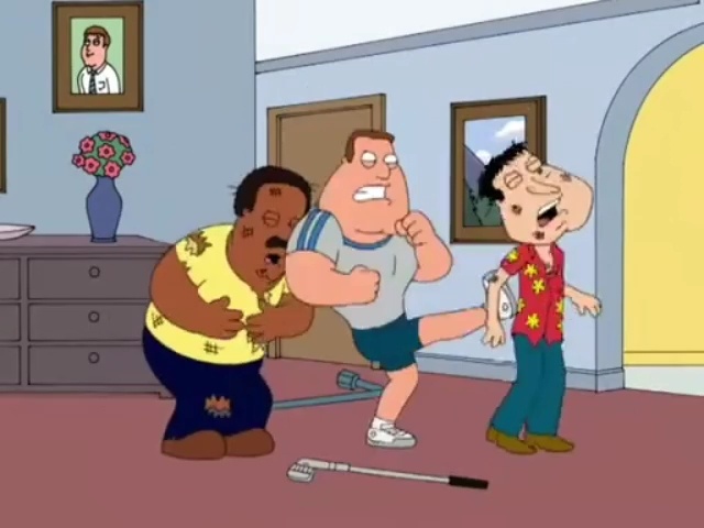 Cartoon] A Collection of Joe's Fighting Scenes in Family Guy - Bilibili