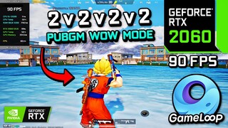 2v2v2v2 TDM DBS WOW Mode🔥 PUBG MOBILE 90 FPS + HDR HD Emulator Gameloop (2023)