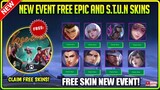 CLAIM! FREE EPIC AND STUN SKINS FOR FREE (NEW EVENT!) - MLBB