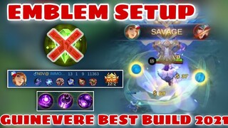 GUINEVERE BEST BUILD 2021 COMPLETE GUIDE - TUTORIAL - EMBLEM SETUP - MOBILE LEGENDS