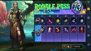 MONTH 13 ROYAL PASS 1 TO 50 REWARDS 🔥 M13 ROYAL PASS 🔥 1 TO 50 RP 🔥 BGMI & PUBG MOBILE M9 ROYAL