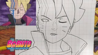 drawing sketch borushiki anime boruto naruto next generation # short