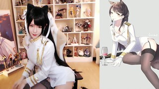 Hutuaner cos Azur Lane Atago, khôi phục đầy đủ điểm số.