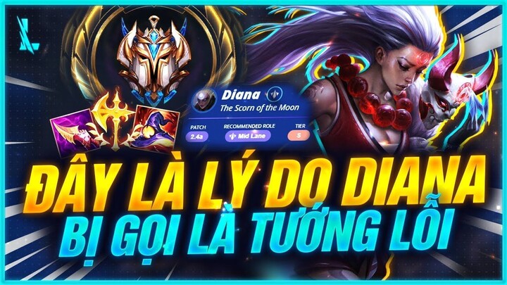 HƯỚNG DẪN CÁCH CHƠI ĐI ĐƯỜNG DIANA TỐC CHIẾN VỊ TƯỚNG ĐƯỢC GỌI LÀ  LỖI VÌ QUÁ MẠNH _ LMHT Tốc Chiến