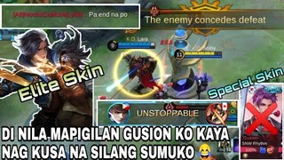 GUSION GAMEPLAY | Gus to Gus | Screen record Using Realme 5 in Mobile Legends