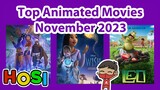 Top Animated Movies Releasing in November 2023