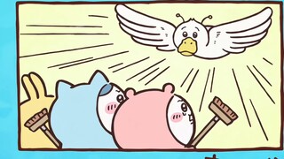 Phụ đề tiếng Trung tự làm của Chiikawa Chap 154 "Bữa tiệc ngủ 11"