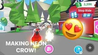 *Making Neon Crow* Adopt me! { OMG! }