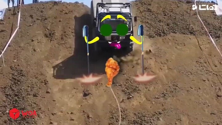 Run Away Monter Truck 8x8 King Off Road Doodles Mud Race Woa Doodles