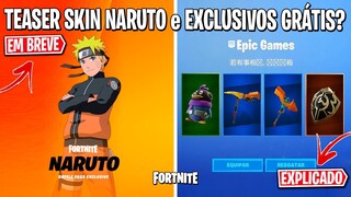 FORTNITE - UPDATE FINAL, EVENTO AO VIVO  e TEASER OFICIAL NARUTO?