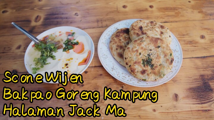Scone Wijen+Bakpao Goreng Kampung Halaman Jack Ma