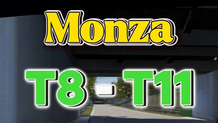 จุดเบรค Monza t8 - t11