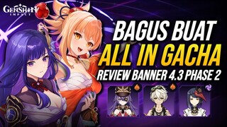 Banner SPESIFIK! Review Banner 4.3 Raiden Shogun & Yoimiya | Genshin Impact Indonesia | Ditusi