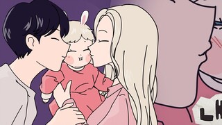 [Short story about cohabiting animals] Kissing moment