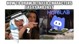 HOW TO DRAW DETAILED CHARACTERS EASILY & FAST
