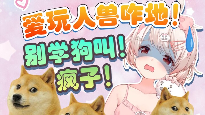 白神遥承认喜欢玩人兽后，直播间竟犬吠不止！【白神遥Haruka】