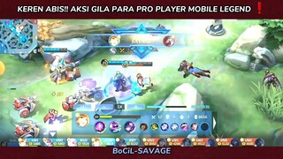 KEREN ABIS❗ AKSI GILA PARA PRO PLAYER MOBILELEGEND 🔥