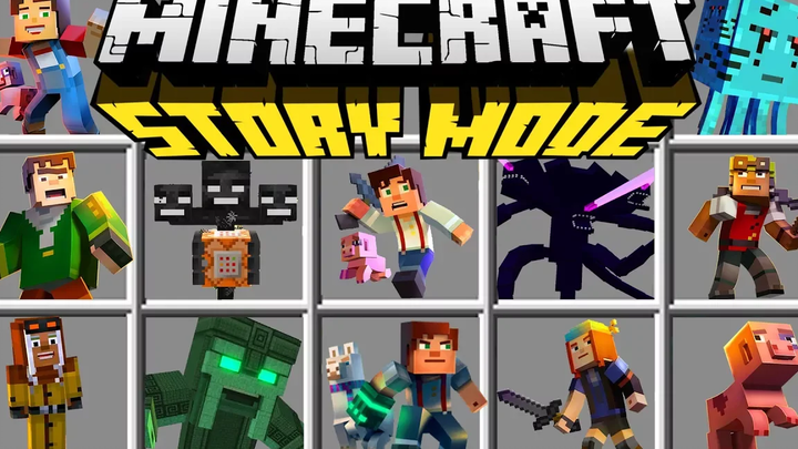 Minecraft Story MODE MOD WithER STORM JESSIE SKY DIMENSION และอีกมากมาย!!