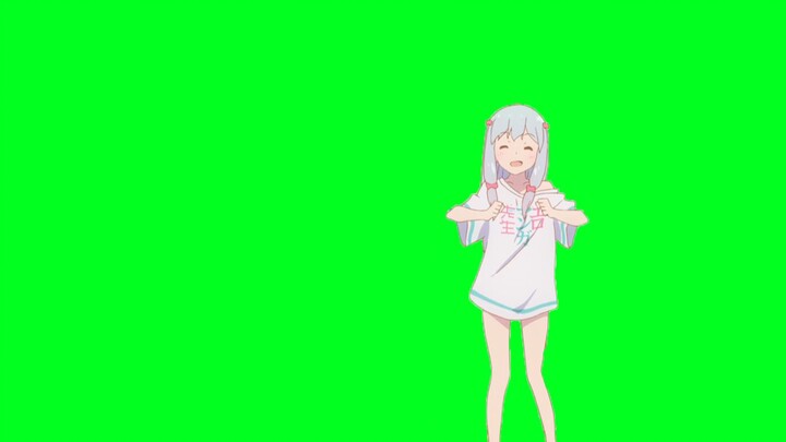 [Green Screen Material] Sagiri Dance