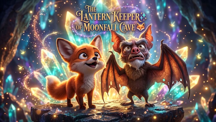 The Lantern Keeper of Moonfall Cave 🦊✨ | A Magical 3D Animated Animal Short Film
