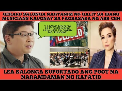 GERARD SALONGA MAGTANIM NG GALIT SA IBANG MUSICIANS NA NAGBUNYI UMANO SA PAGSASARA NG ABS-CBN