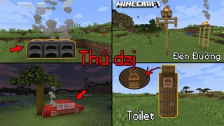 5 Sáng Tạo Siêu Thú Vị Trong Minecraft Bạn Cần Biết Về 1.14 ?? - Xe Hơi Bốc Khói??