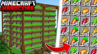 Building AUTOMATIC FARMS in Minecraft Hardcore (#52)