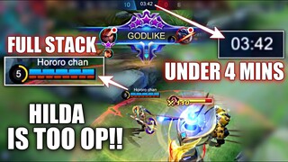 FULL STACKS UNDER 4MINS | HILDA IS OP!