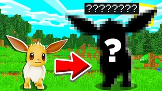 GETTING MY FAVORITE EEVEE EVOLUTION POKEMON! - Minecraft Pixelmon Generations Mod