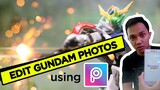 Edit Foto Gundam dengan Picsart