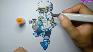 How To Draw Palette Sans Cách vẽ Sans Bảng Màu Dễ Dàng