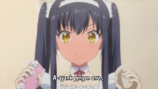 Kamome-chan habis ngapain tuh kok megang sabun pipinya juga memerah 😏💦