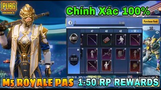 Thông Tin Royale Pass M5 Từ Lv1 Đến Lv50  Mùa C1S3 PUBG Mobile | Skin Kar98 Cực Đẹp.