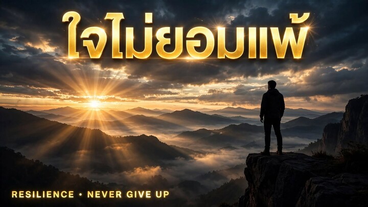 ใจไม่ยอมแพ้ - เพลงให้กำลังใจสำหรับคนที่ไม่ยอมแพ้ต่อโชคชะตา