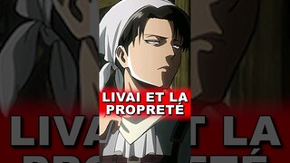 POURQUOI LIVAI EST UN MANIAQUE DE LA PROPRETÉ ?  #anime #manga #snk #shingekinokyojin #eren #titan