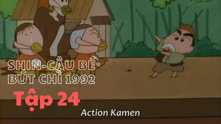 Shin-cậu bé bút chì ( 1992 ) Tập 24  VIETSUB | : Shin Lần Đầu Đóng Kịch