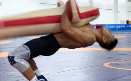 Ayo rasakan sejenak latihan kardiorespirasi! #atlet gulat