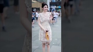 beautiful chinese girls street style fashion #chinesefashion