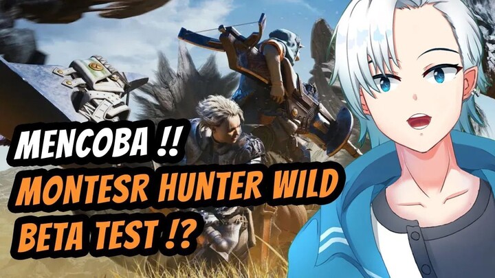 MENCOBA  CHARACTER CREATION DI GAME MONSTER HUNTER WILD BETA !!