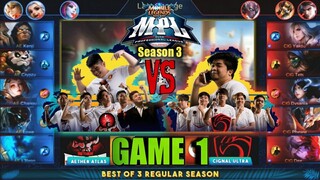 Game1 Cignal VS AE Atlas | MPL PH S3 Regular Season