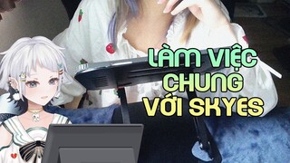 [13/5/2023] Làm việc chung với gái alime. Bạn mệt trước hay tôi?! WORKING STREAM | Work With Skyes