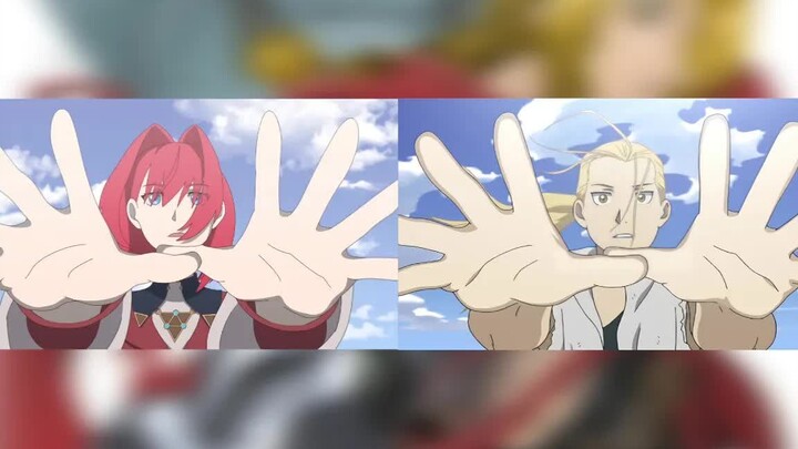 【1080p/Rainbow Handwriting/Transfer】Comparison between Zetsubaki no Renkinjutsu and Honke