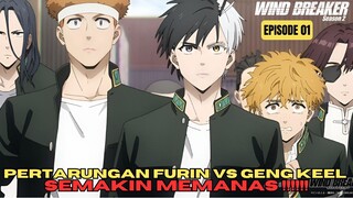 PERTARUNGAN ANTAR GENG SEMAKIN PANAS - ALUR CERITA WIND BREAKER SEASON 2 EPISODE 01