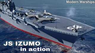 Modern Warships: JS IZUMO in action.