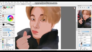 Kim Jinhwan (iKON) Fanart Speed Drawing