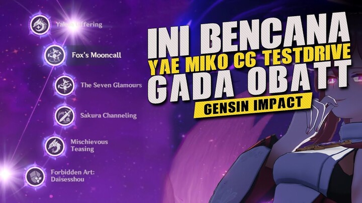 Yae Miko : Full Konstelasi (C6) + Weapon Signatur. Test Drive!! - Genshin Impact Indonesia