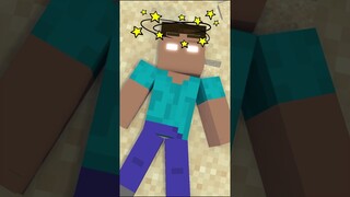 HELP Herobrine Wins the Sprint Race VS Flash VS Mash | Minecraft Animation #mashle #trending #shorts