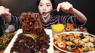 [Mukbang TV] - Mì đen + Bào ngư | ASRM